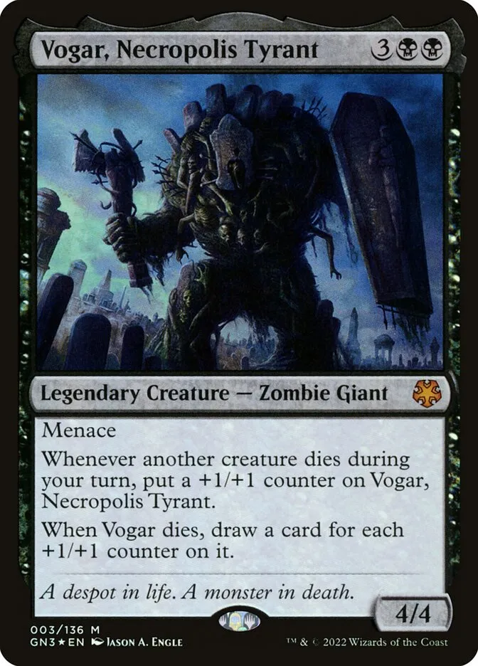 Vogar, Necropolis Tyrant Front Face