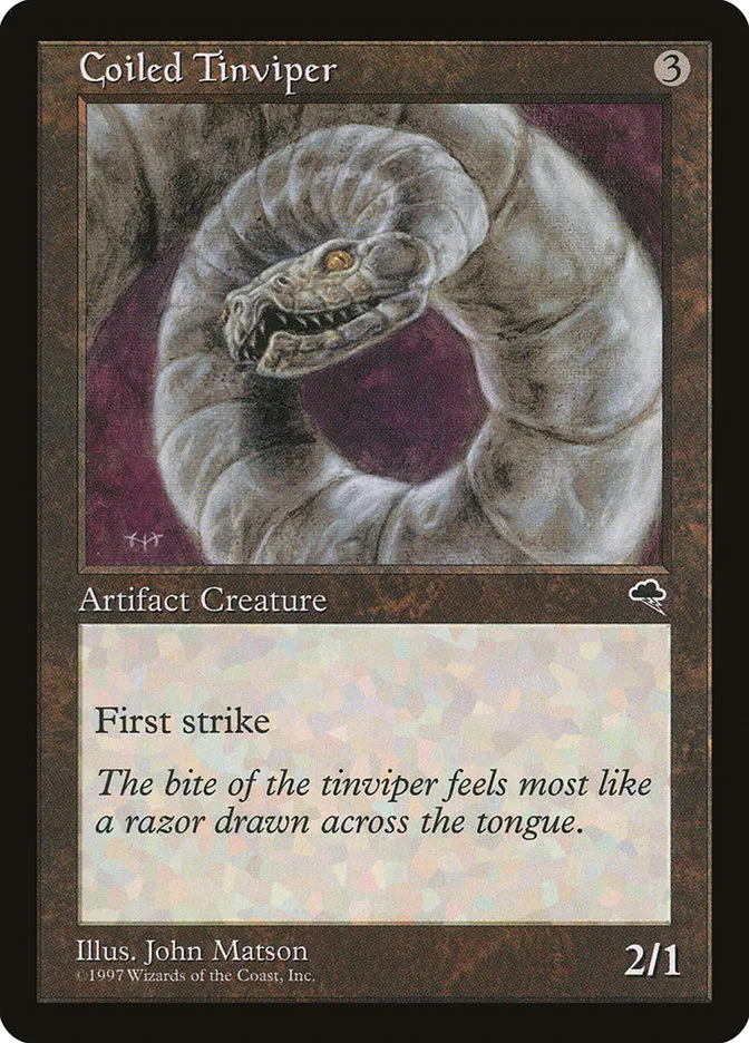 Coiled Tinviper Front Face