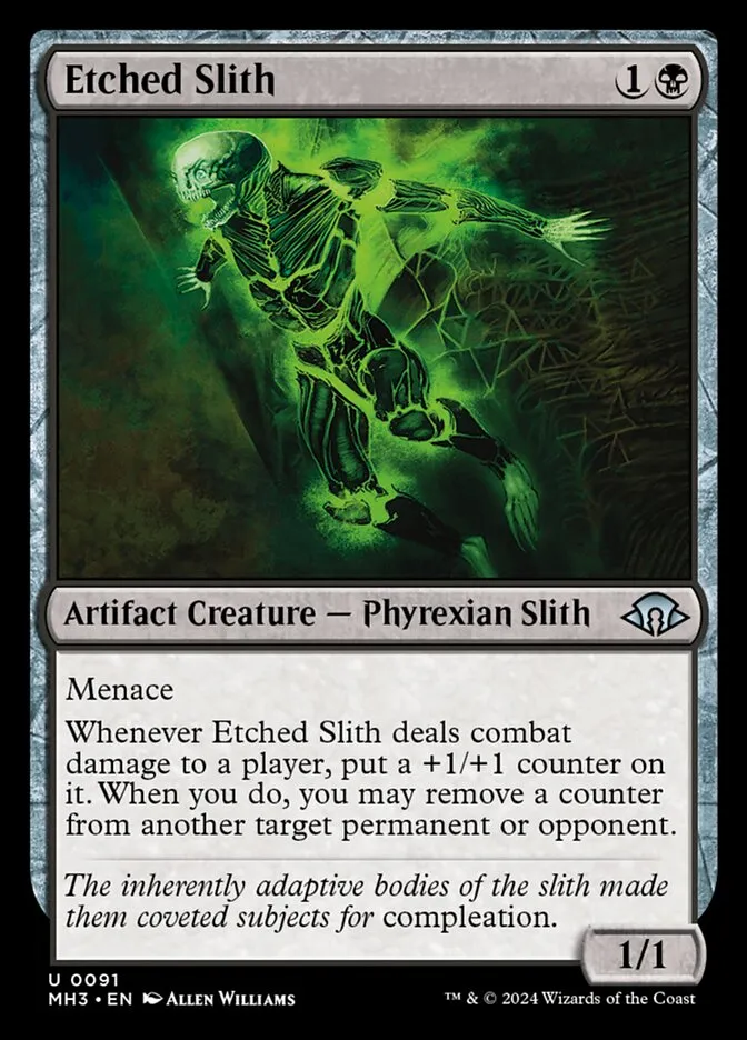 Etched Slith Front Face