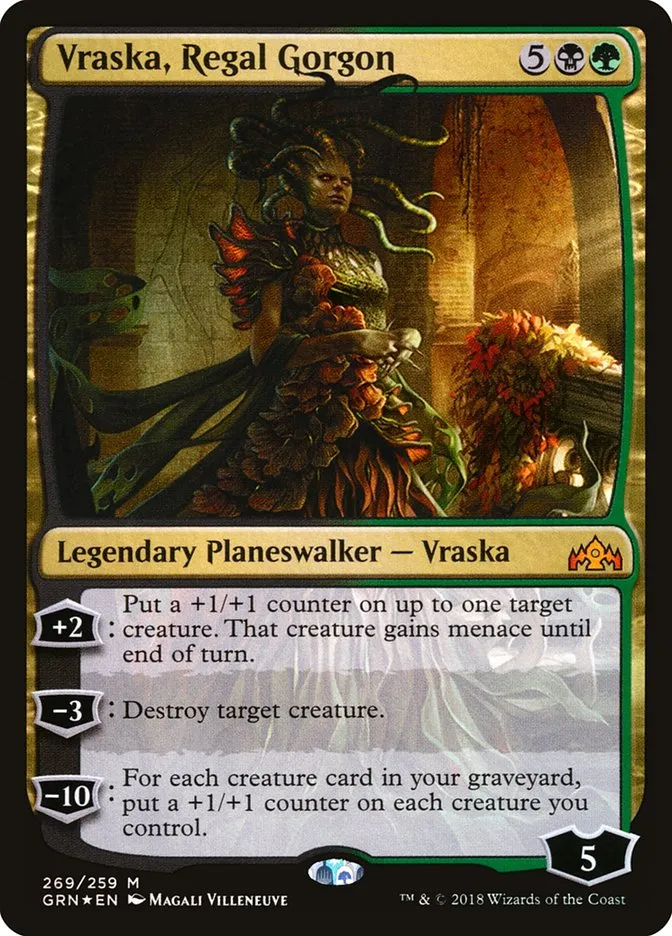 Vraska, Regal Gorgon Front Face