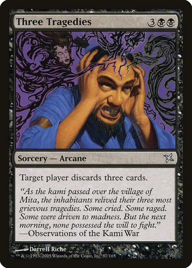 Three Tragedies Front Face
