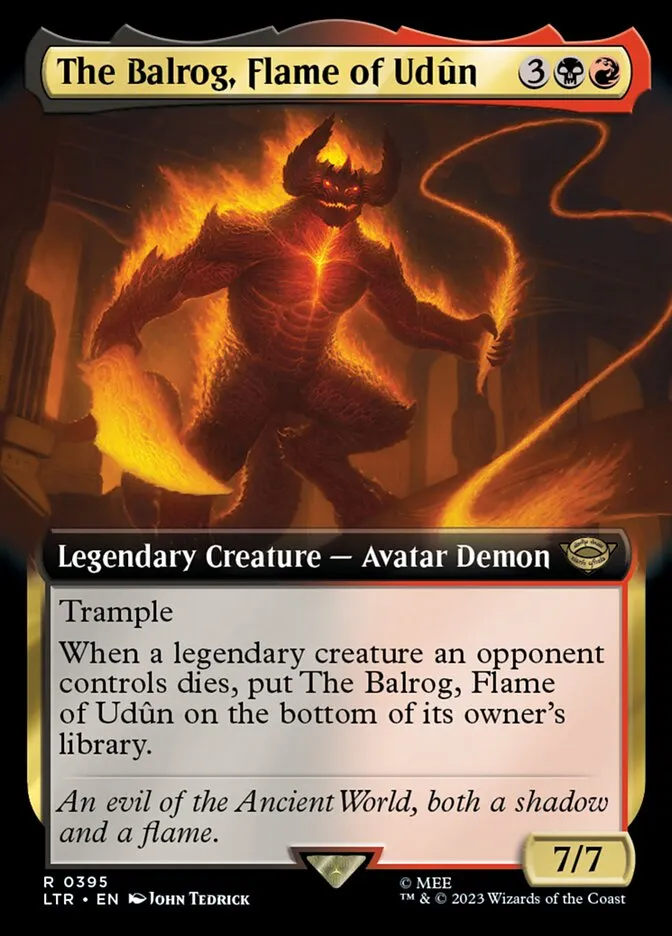 The Balrog, Flame of Udûn Front Face