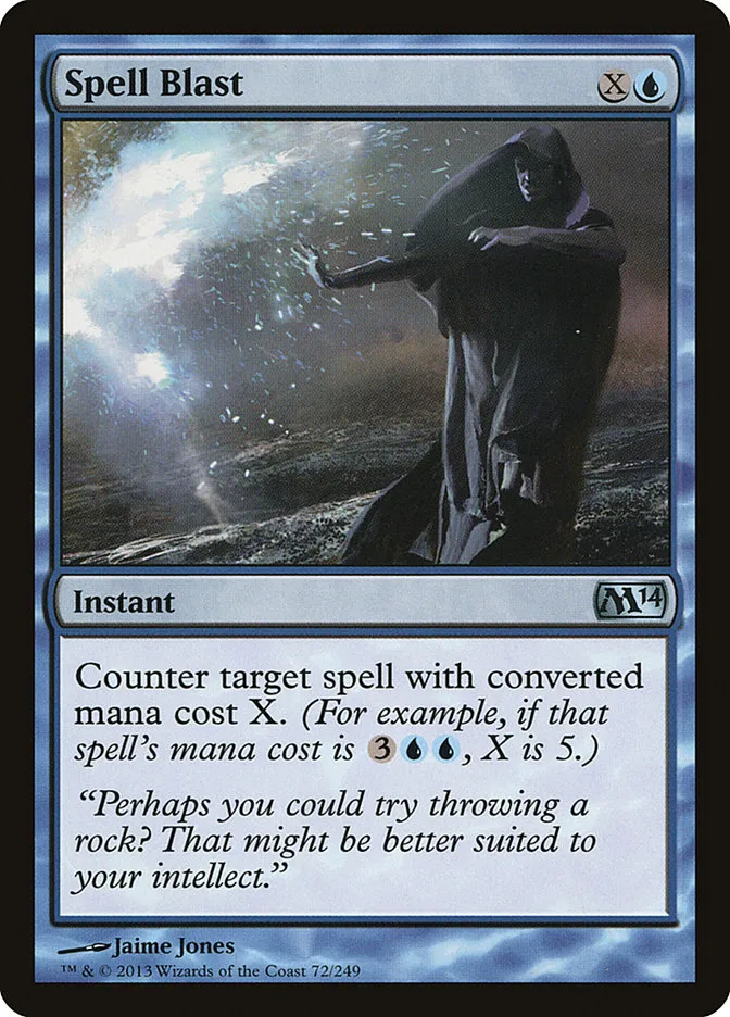 Spell Blast Front Face