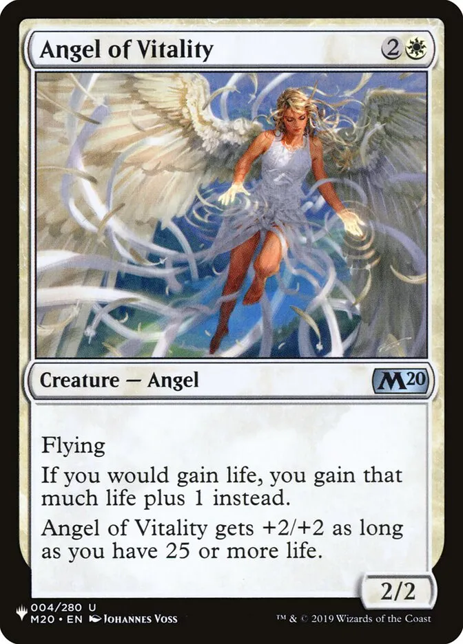 Angel of Vitality Front Face