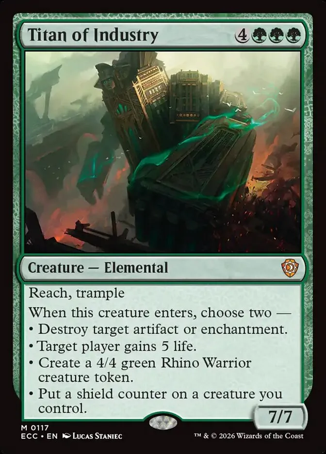 Titan of Industry Front Face