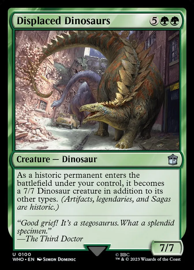 Displaced Dinosaurs Front Face