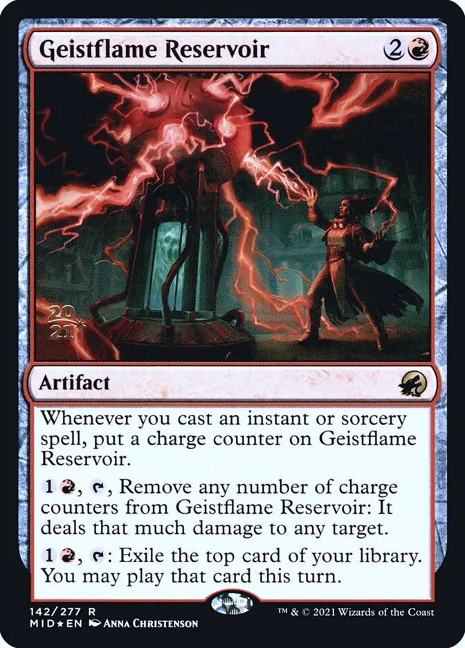 Geistflame Reservoir Front Face