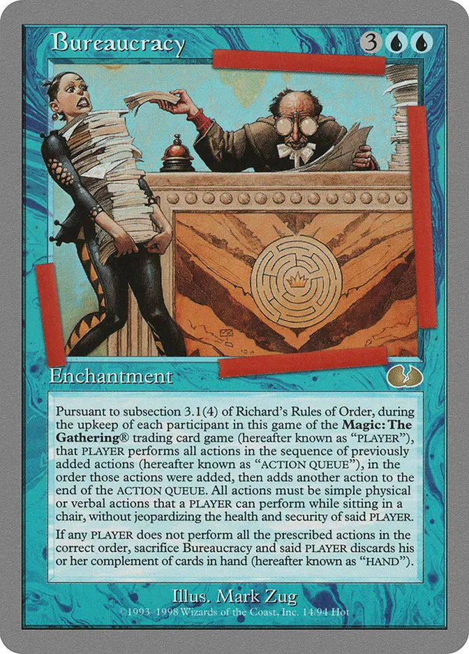 Bureaucracy Front Face