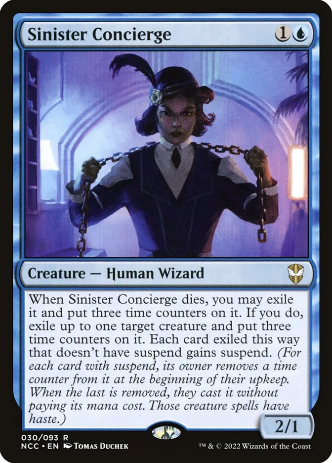 Sinister Concierge Front Face