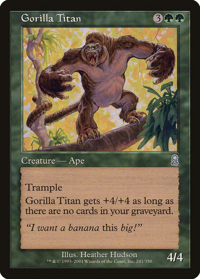 Gorilla Titan Front Face