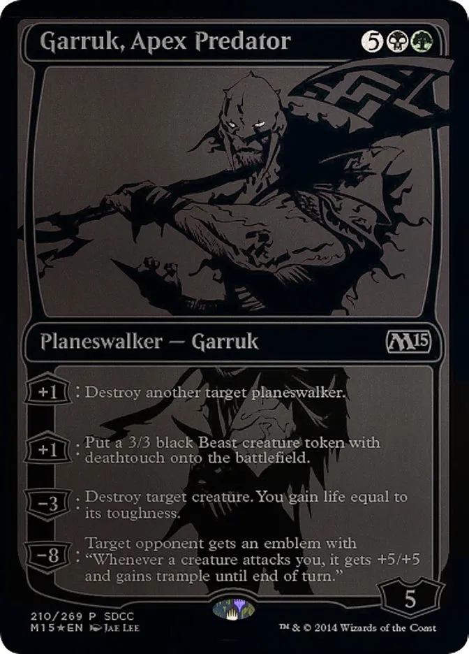 Garruk, Apex Predator Front Face