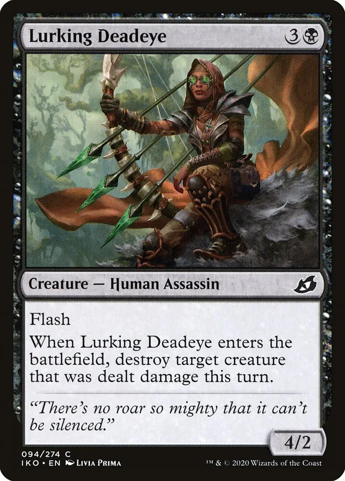 Lurking Deadeye Front Face
