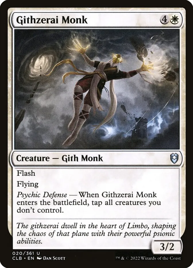 Githzerai Monk Front Face