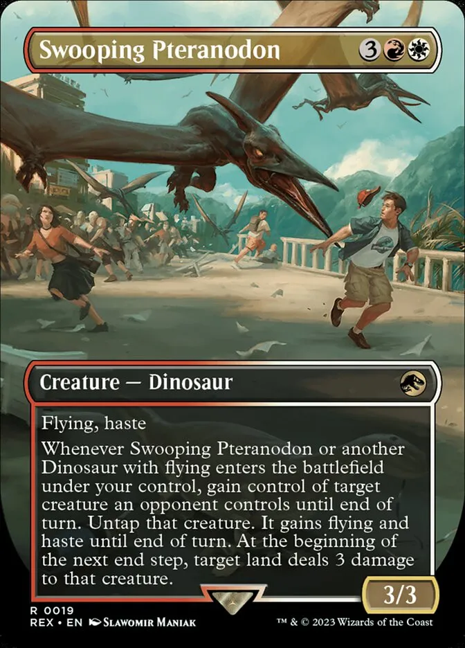 Swooping Pteranodon Front Face