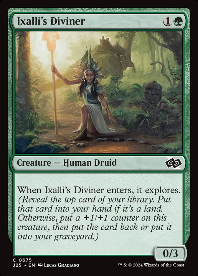 Ixalli's Diviner Front Face