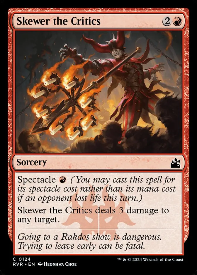 Skewer the Critics Front Face