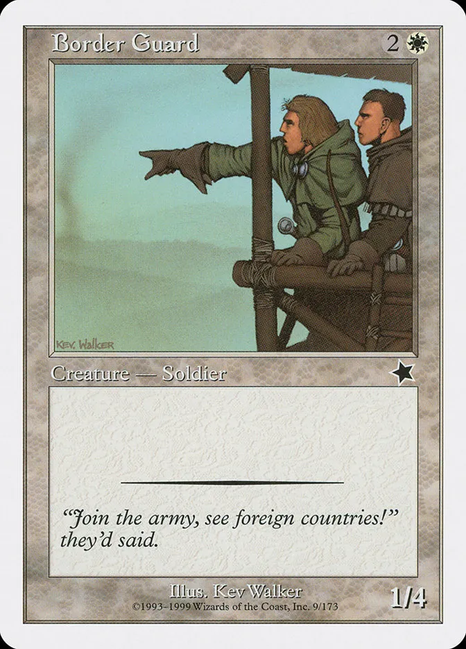 Border Guard Front Face