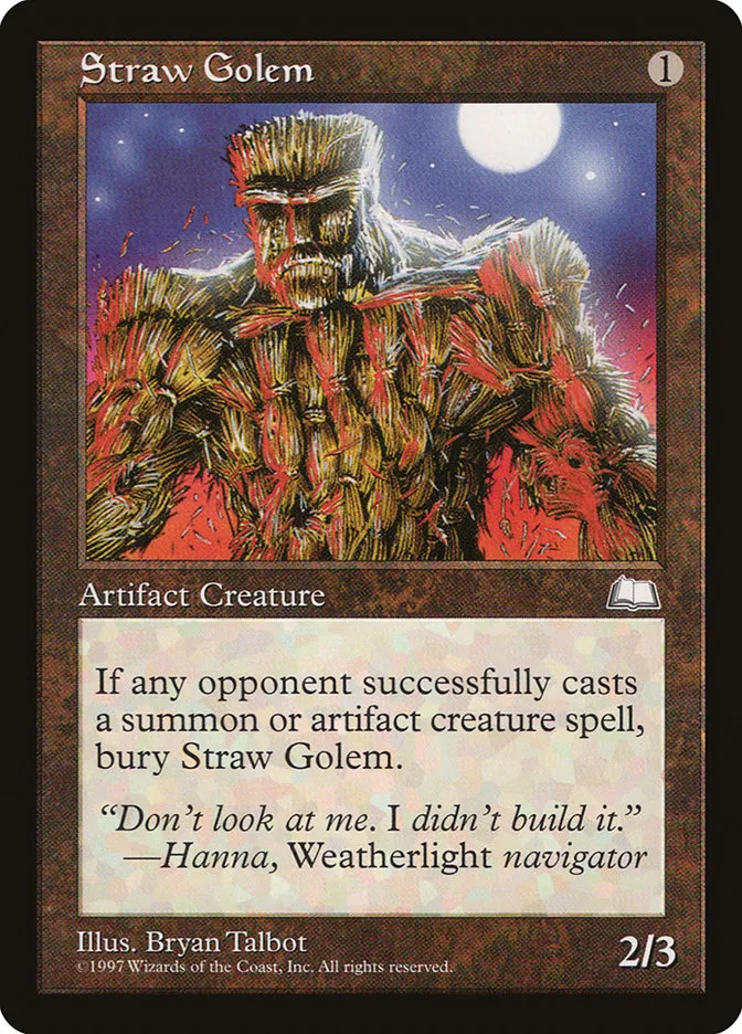 Straw Golem Front Face