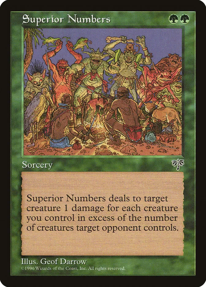 Superior Numbers Front Face