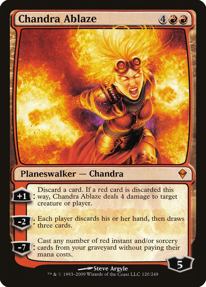 Chandra Ablaze Front Face