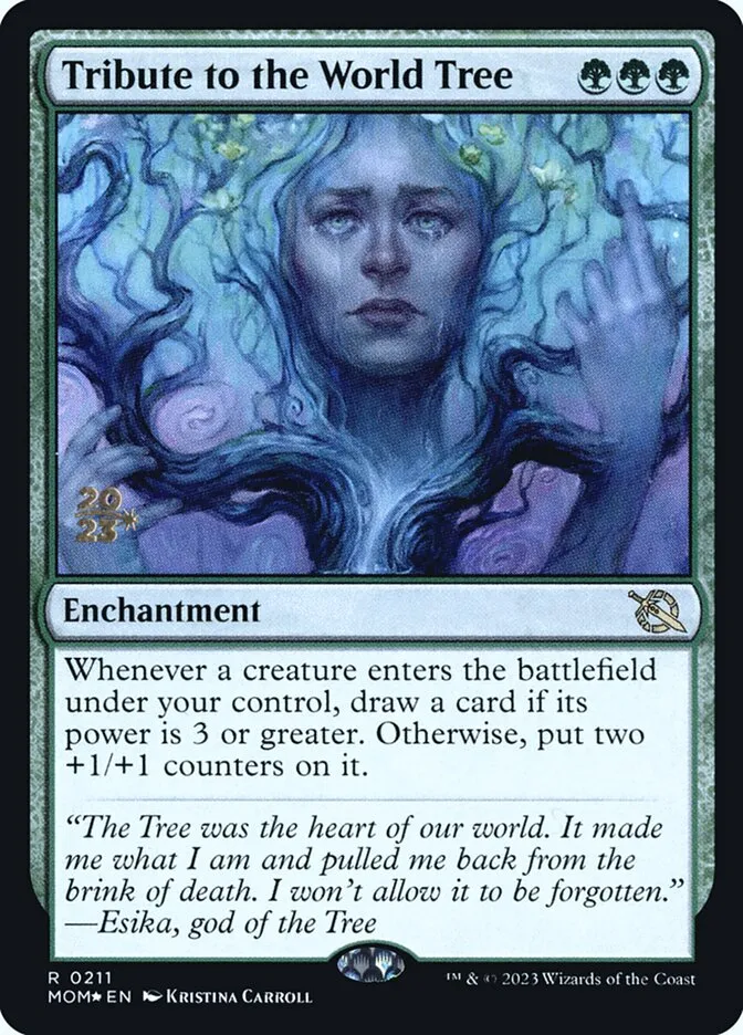 Tribute to the World Tree Front Face