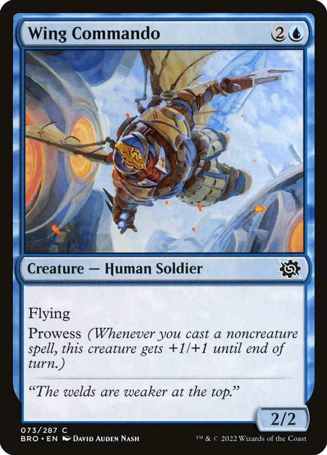Wing Commando Front Face