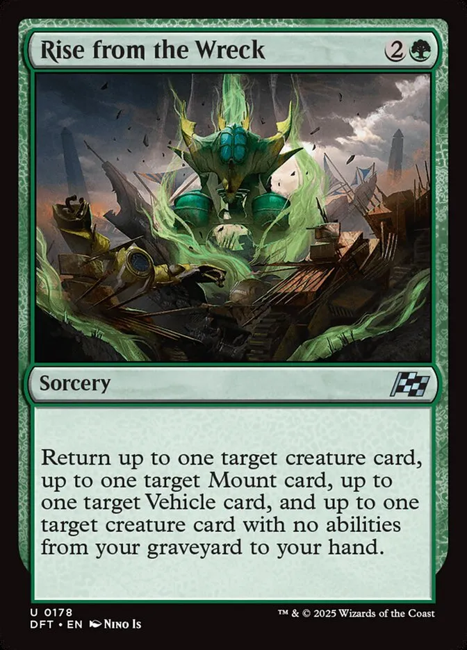Rise from the Wreck Front Face
