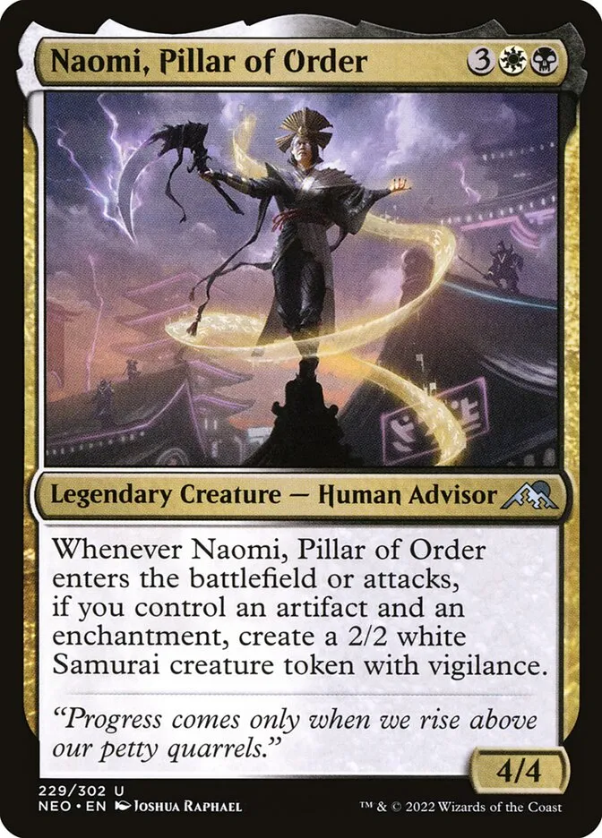 Naomi, Pillar of Order Front Face