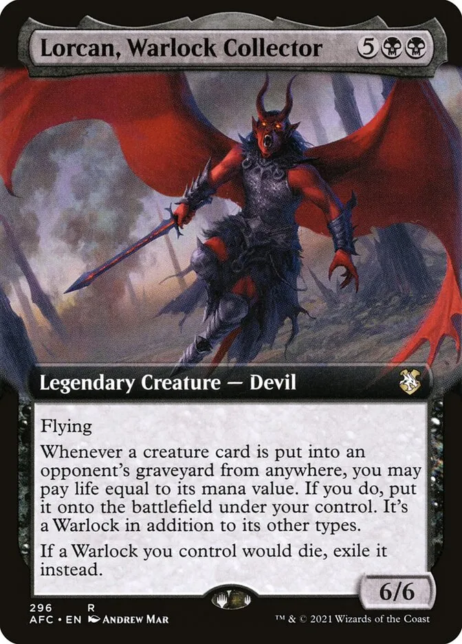 Lorcan, Warlock Collector Front Face