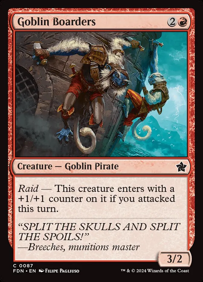 Goblin Boarders Front Face