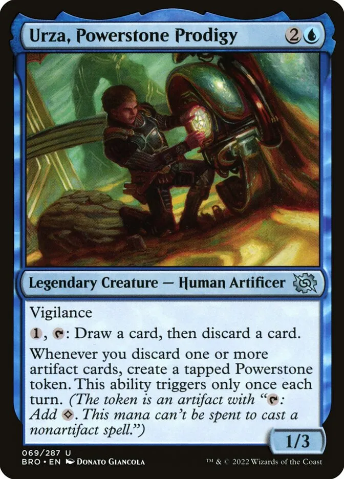 Urza, Powerstone Prodigy Front Face