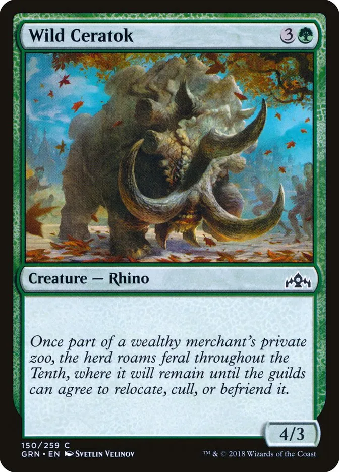 Wild Ceratok Front Face