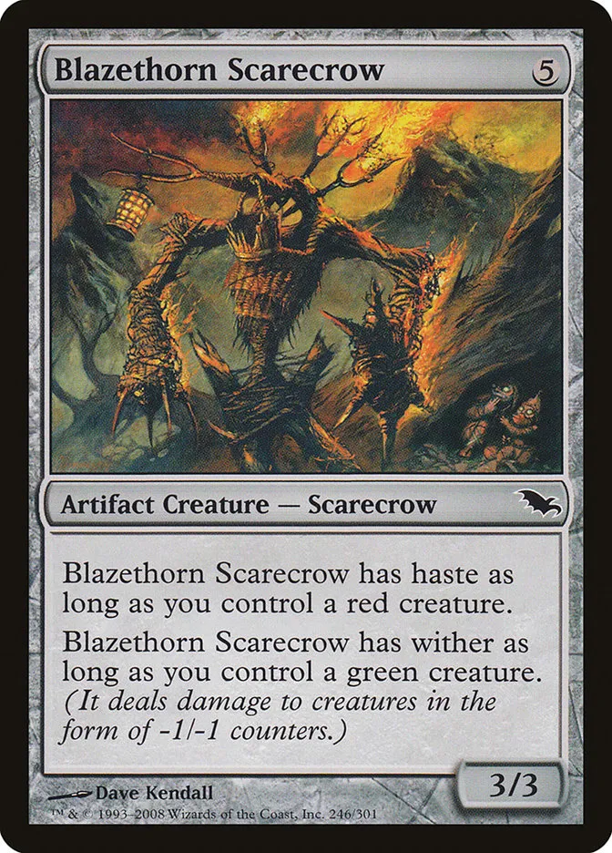 Blazethorn Scarecrow Front Face
