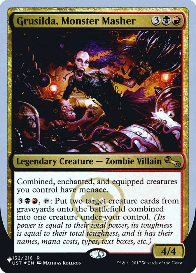 Grusilda, Monster Masher Front Face