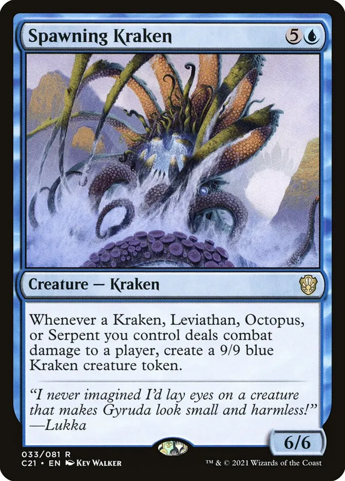 Spawning Kraken Front Face