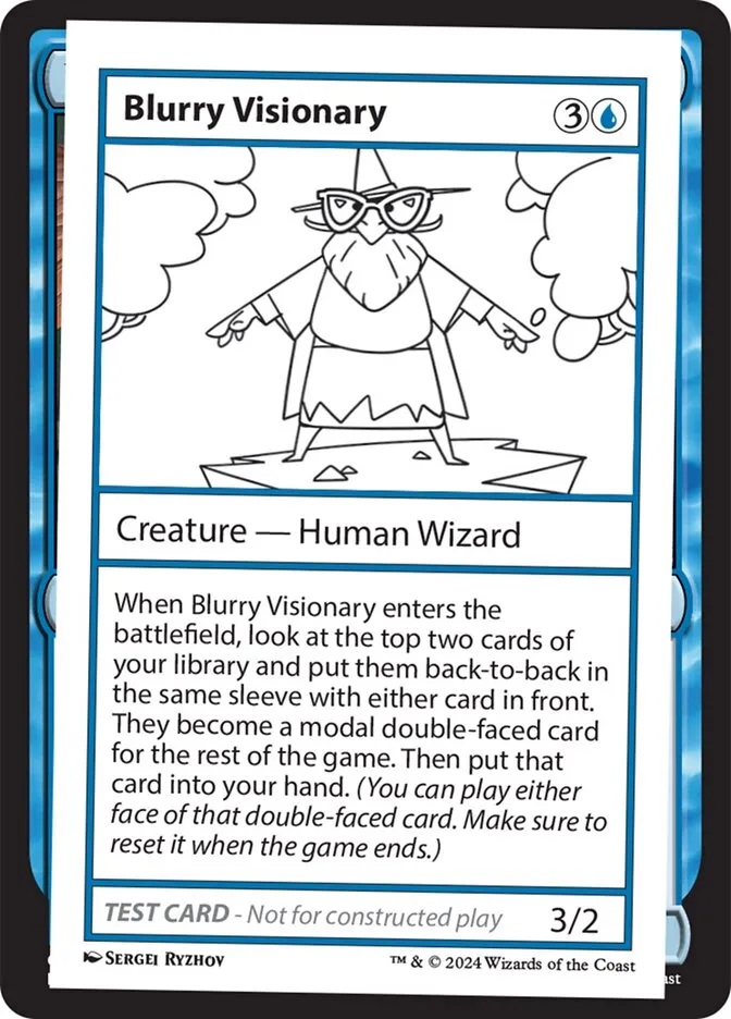 Blurry Visionary Front Face