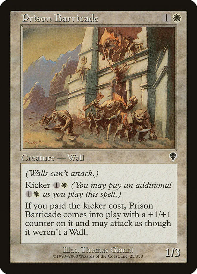 Prison Barricade Front Face