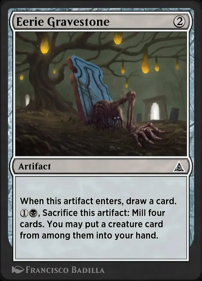 Eerie Gravestone