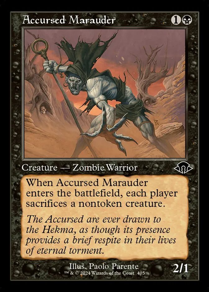 Accursed Marauder Front Face