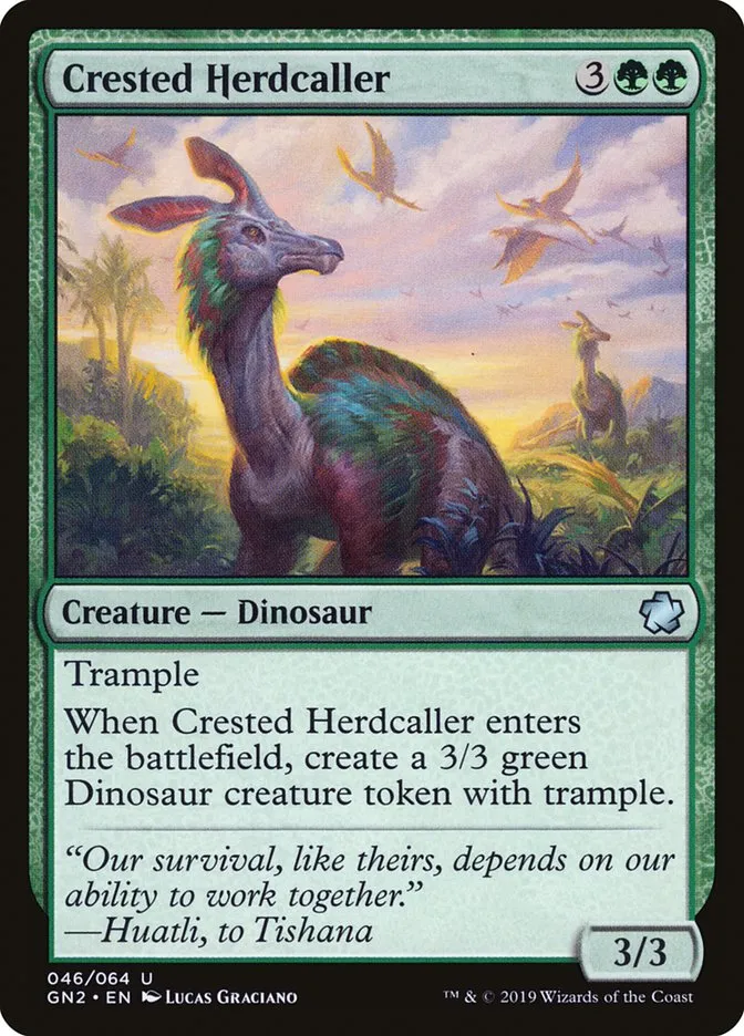 Crested Herdcaller Front Face