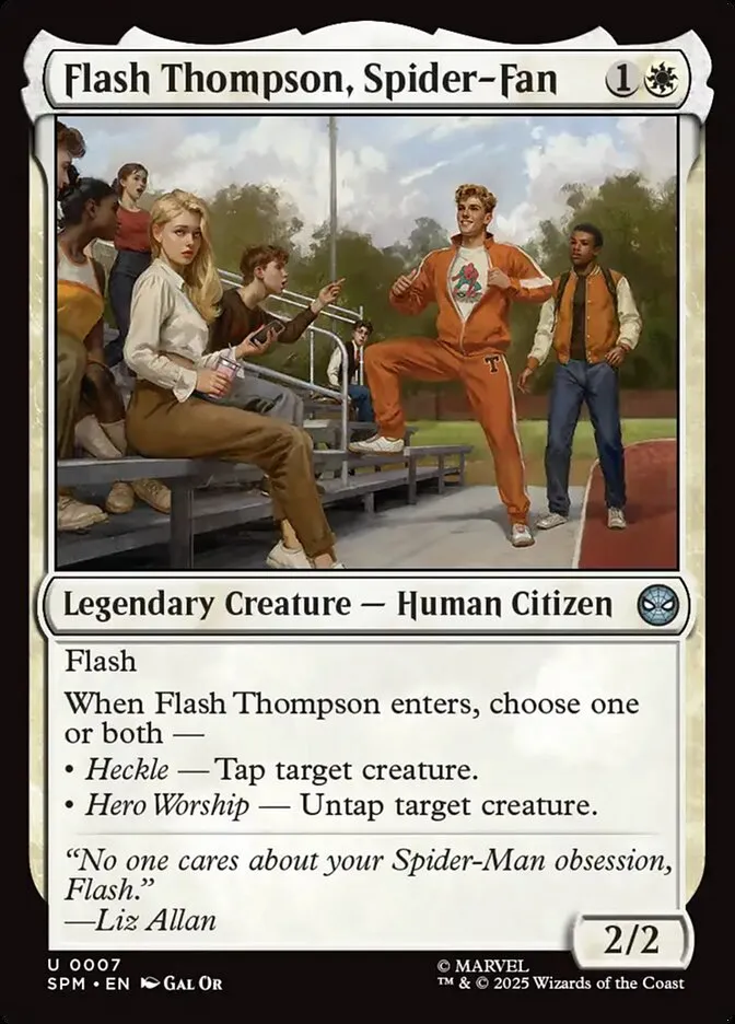 Flash Thompson, Spider-Fan