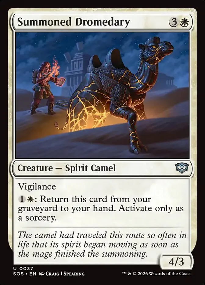 Summoned Dromedary Front Face