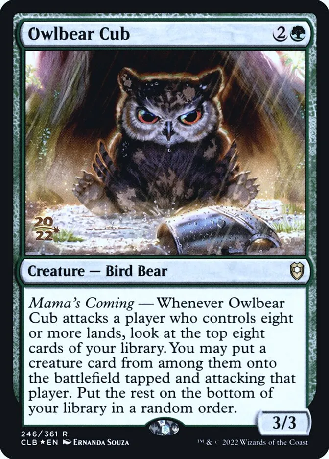 Owlbear Cub Front Face