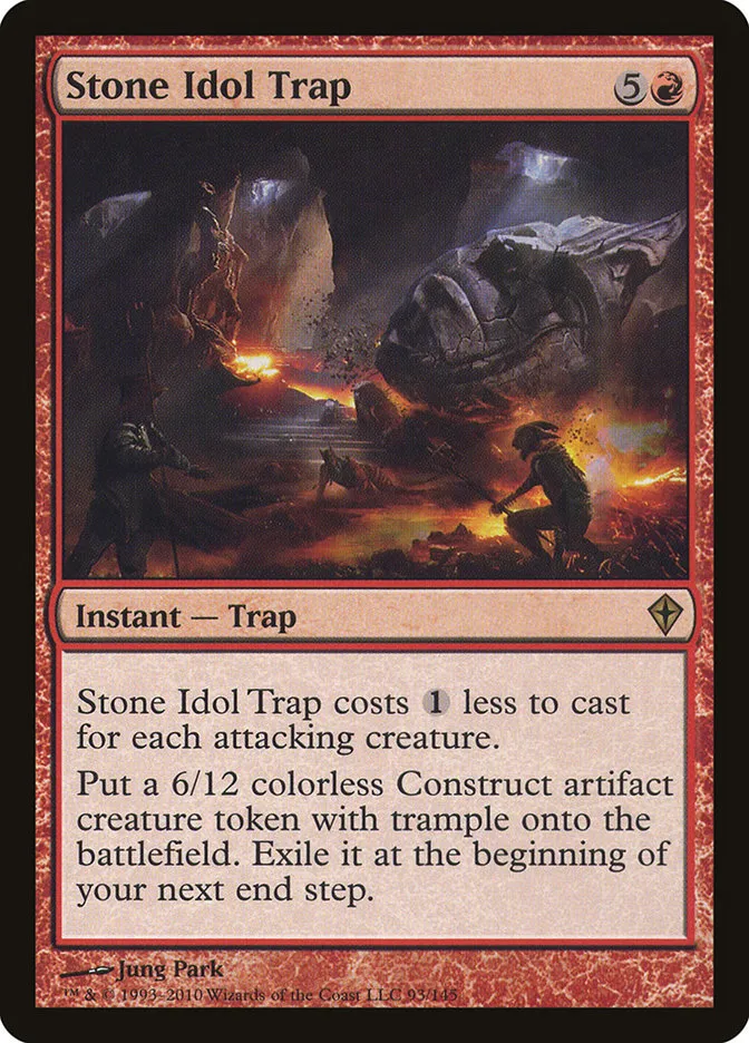 Stone Idol Trap Front Face