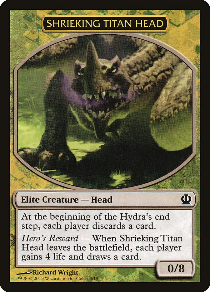 Shrieking Titan Head Front Face