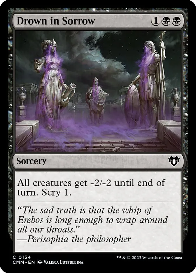Drown in Sorrow Front Face