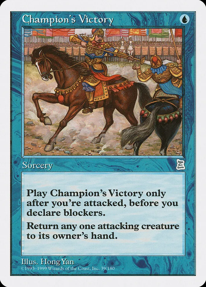 Champion's Victory Front Face