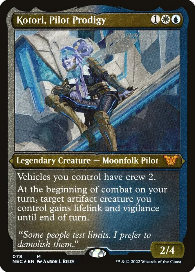 Kotori, Pilot Prodigy Front Face