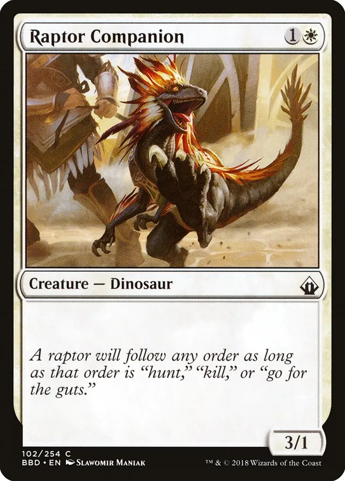 Raptor Companion Front Face
