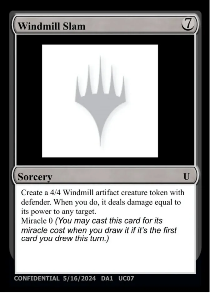 Windmill Slam Front Face